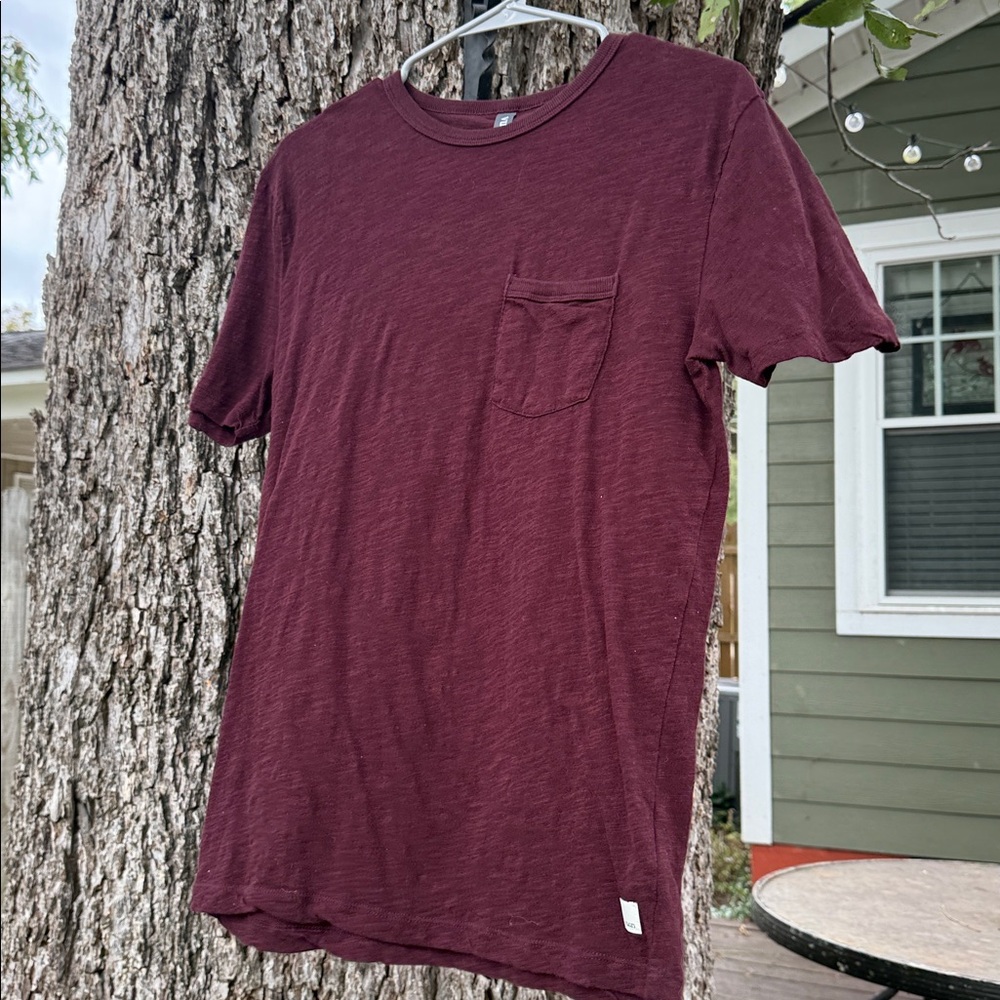Vuori Men's Burgundy T-Shirt